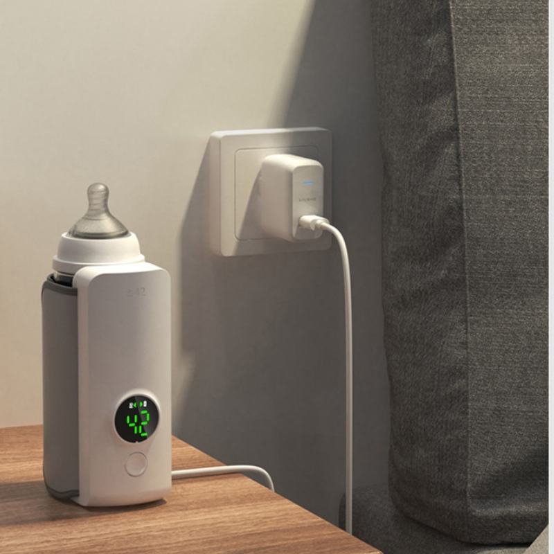 🌟 WarmieGo™ – Draadloze Babyflesverwarmer met USB & Slimme Temperatuurregeling