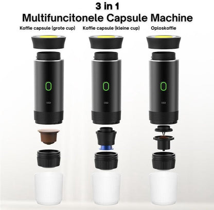 Koffigo™ 3-in-1 Draagbare Espressomachine