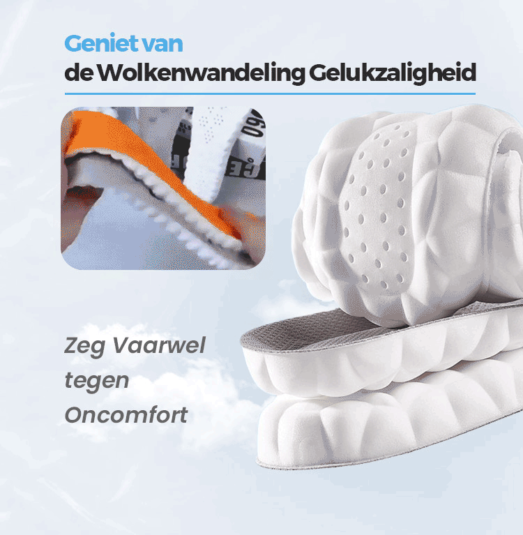 ORTHOSUPPORT® Cloudy Inlegzolen – Verlicht pijn. Herstel je stappen.