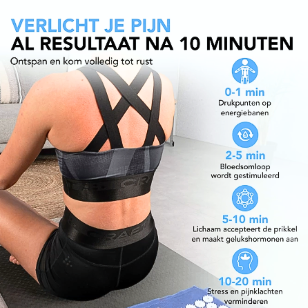 Zenn Spijkermat, nooit meer last van stress en spierpijn!