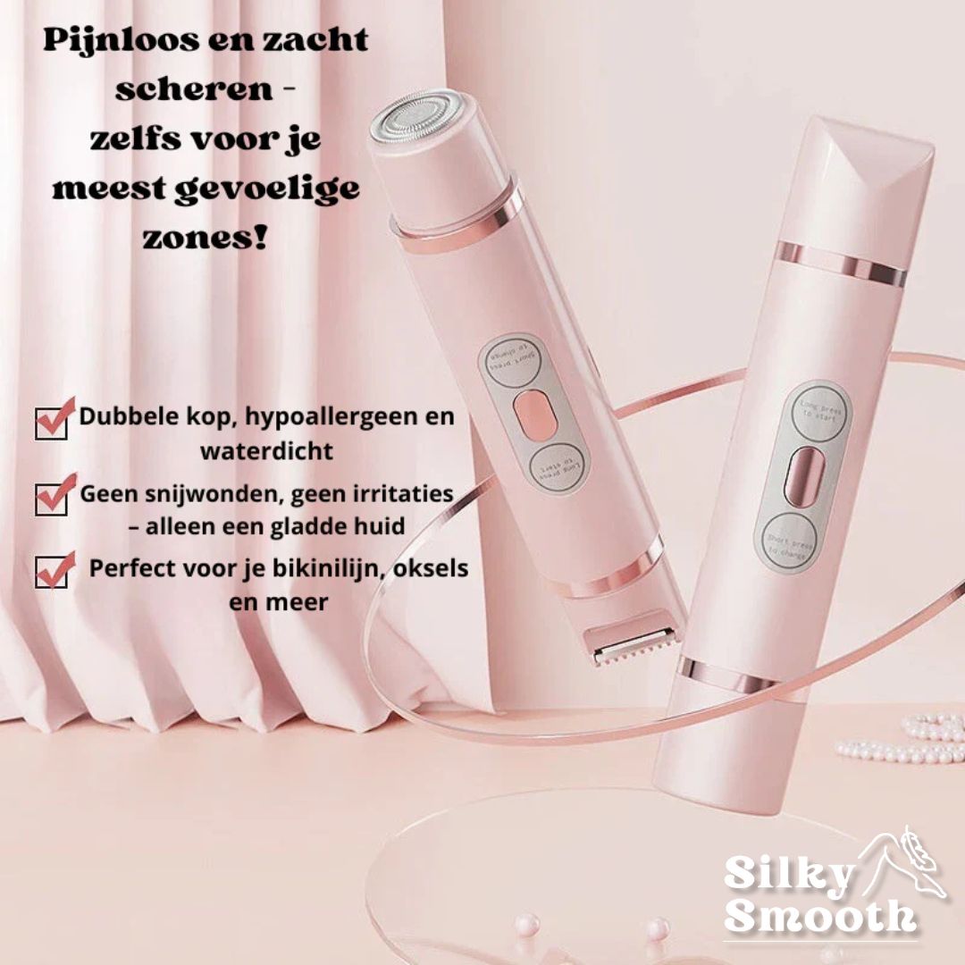 Silky Smooth | Scheren zonder irritatie of wondjes
