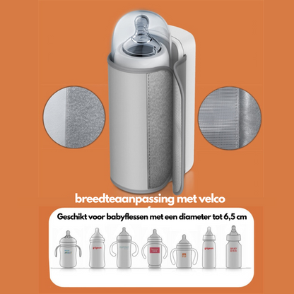 🌟 WarmieGo™ – Draadloze Babyflesverwarmer met USB & Slimme Temperatuurregeling