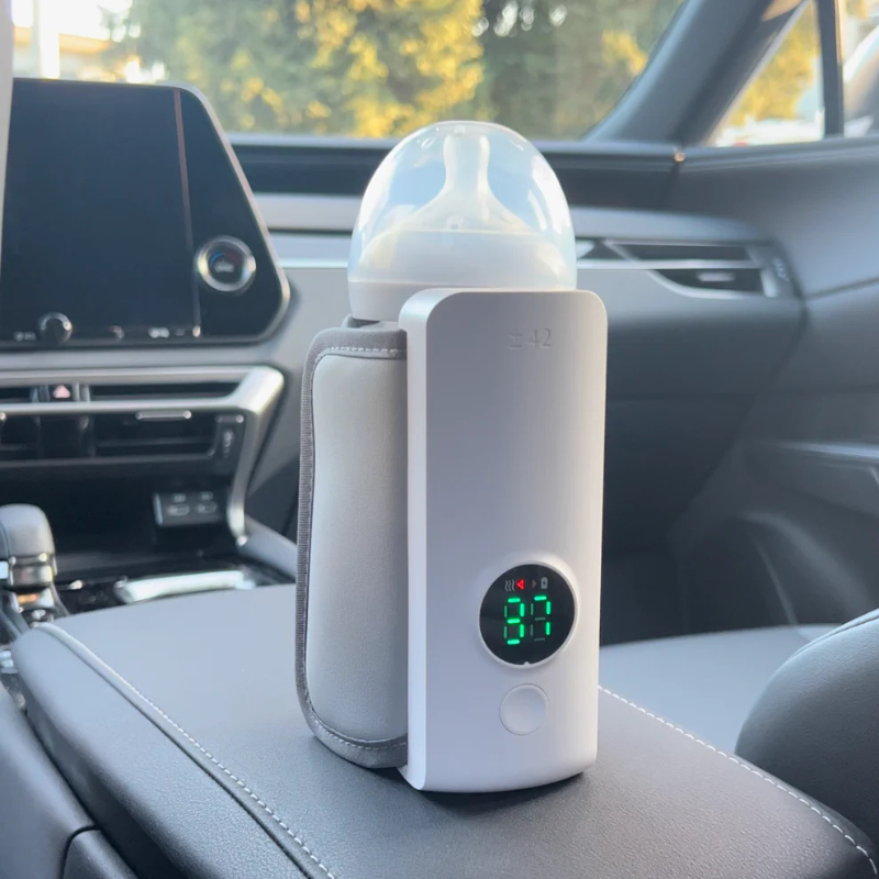 🌟 WarmieGo™ – Draadloze Babyflesverwarmer met USB & Slimme Temperatuurregeling