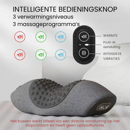 Warmte Massagekussen: Ultieme ontspanning, pijnverlichting gegarandeerd.