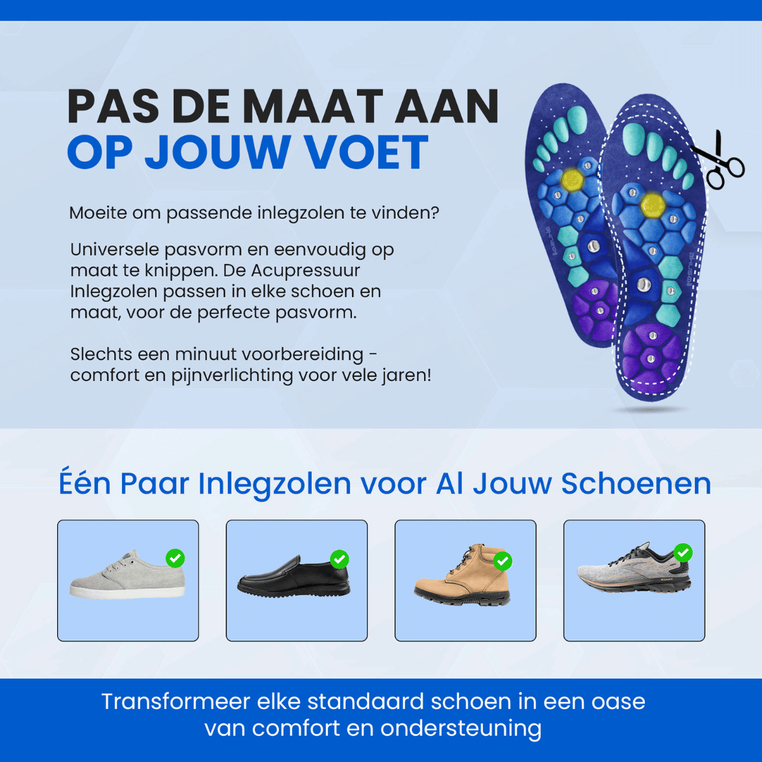 AzuraSole – Magnetische Acupressuur Inlegzolen